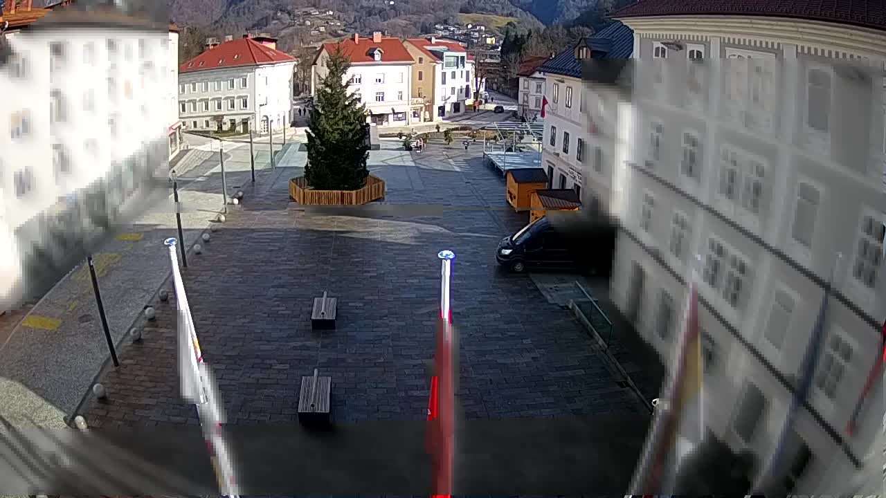 Idrija – Mestni trg (kuća slikara Jurija Tavčara)