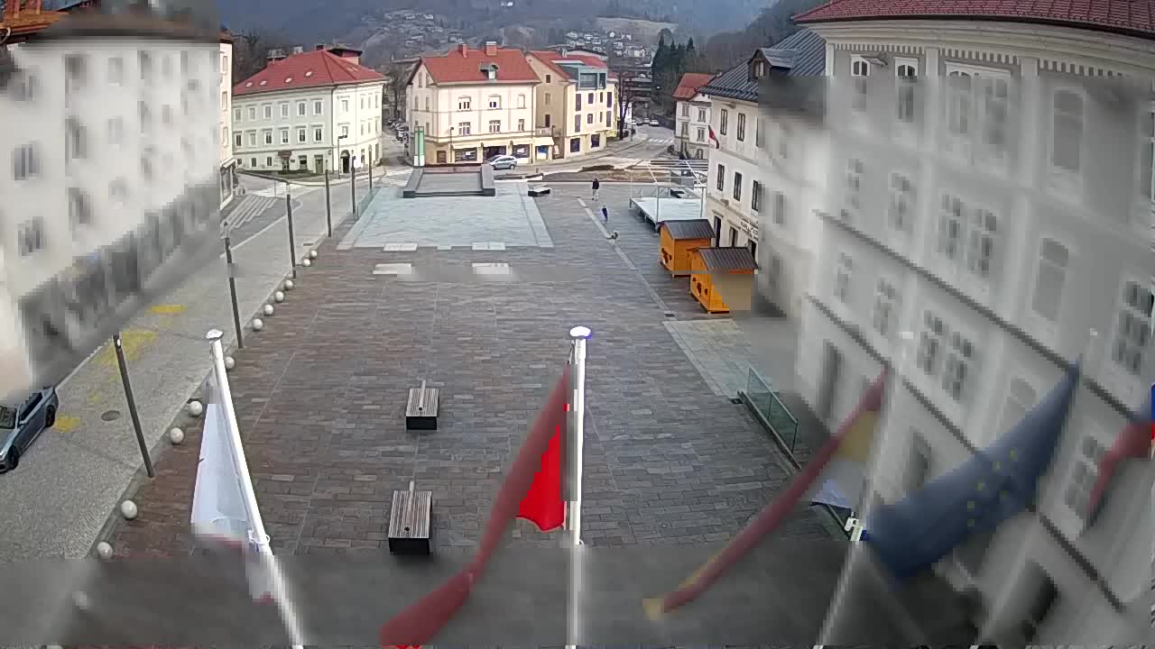 Idrija – Mestni trg (hiša slikarja Jurija Tavčarja – idrijskega)