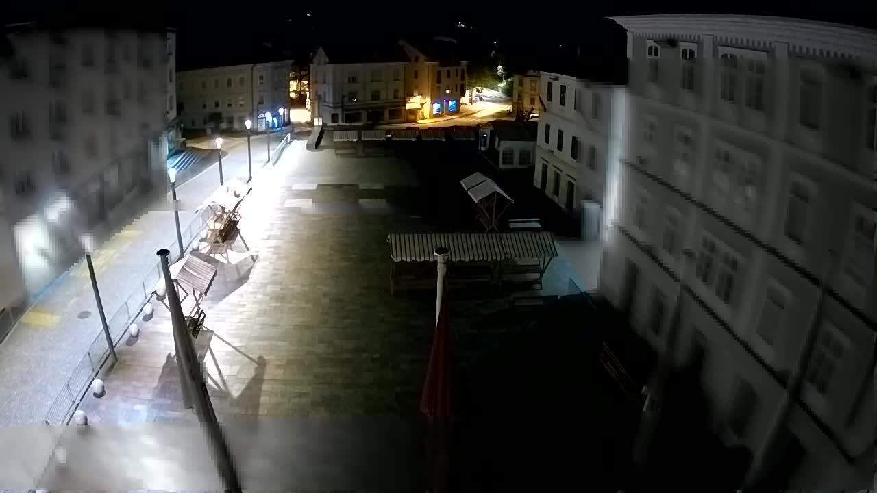 Idrija – Mestni trg (maison du peintre Jurij Tavčar)