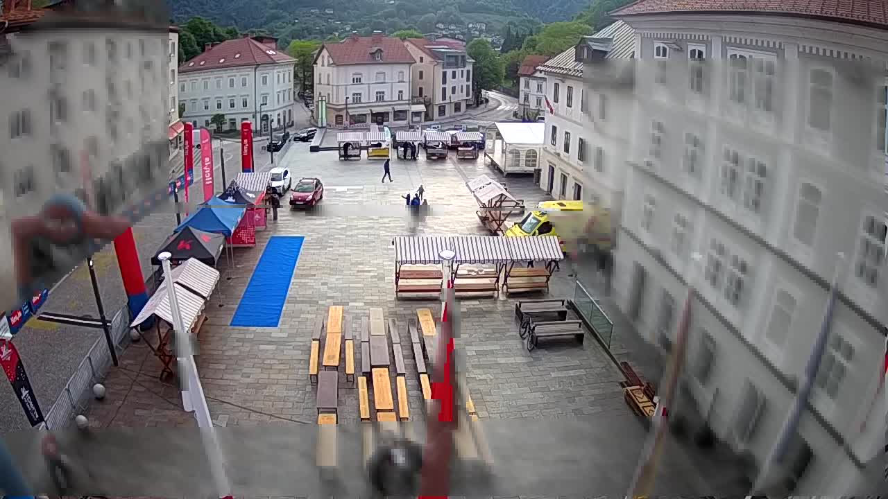 Idrija – Mestni trg (house of painter Jurij Tavčar)