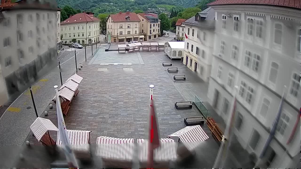 Idrija – Mestni trg (house of painter Jurij Tavčar)
