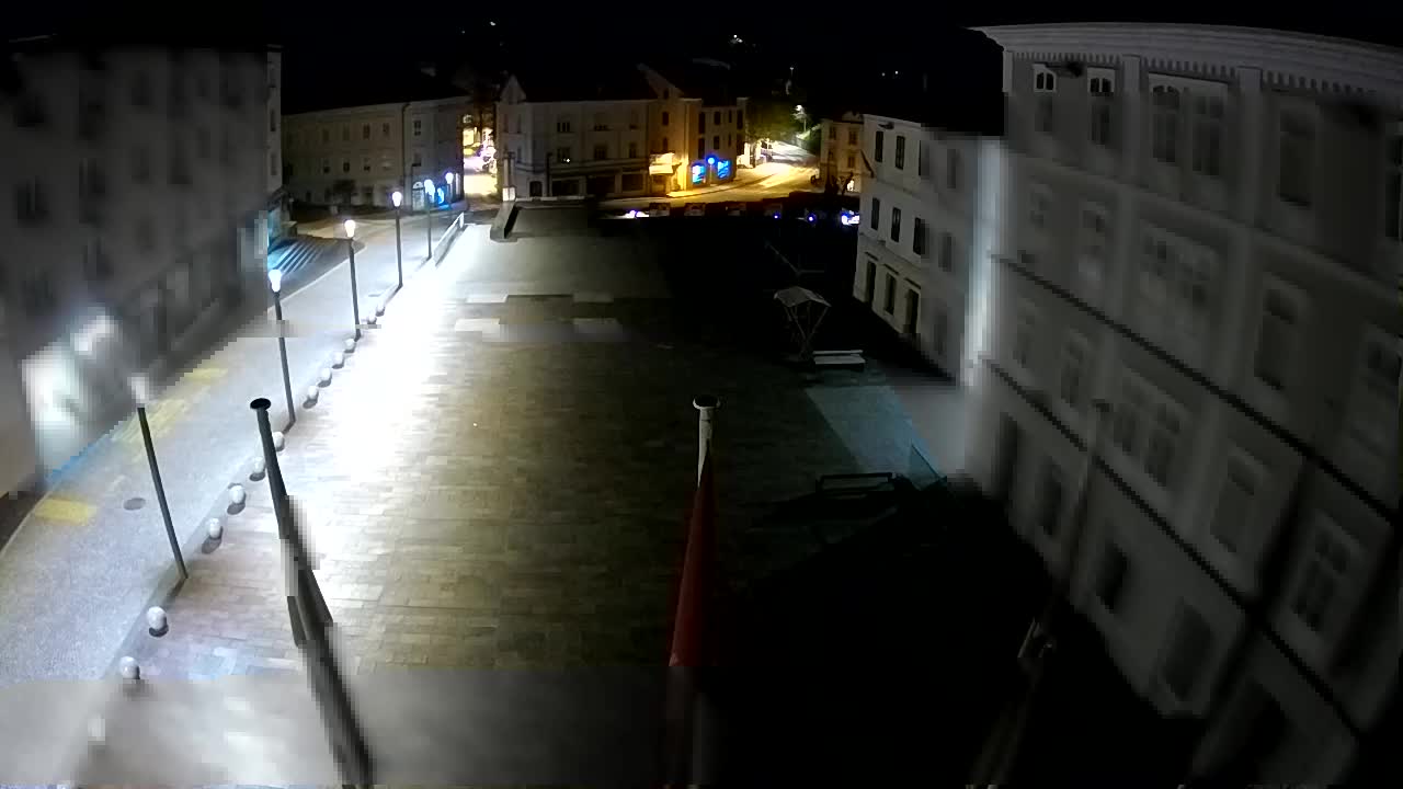 Idrija – Mestni trg (maison du peintre Jurij Tavčar)