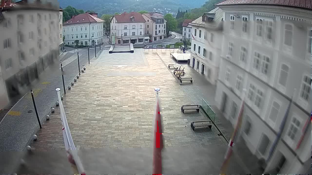 Idrija – Mestni trg (house of painter Jurij Tavčar)