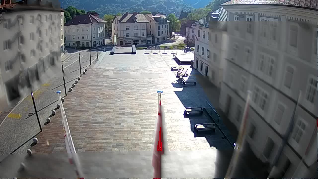 Idrija – Mestni trg (hiša slikarja Jurija Tavčarja – idrijskega)