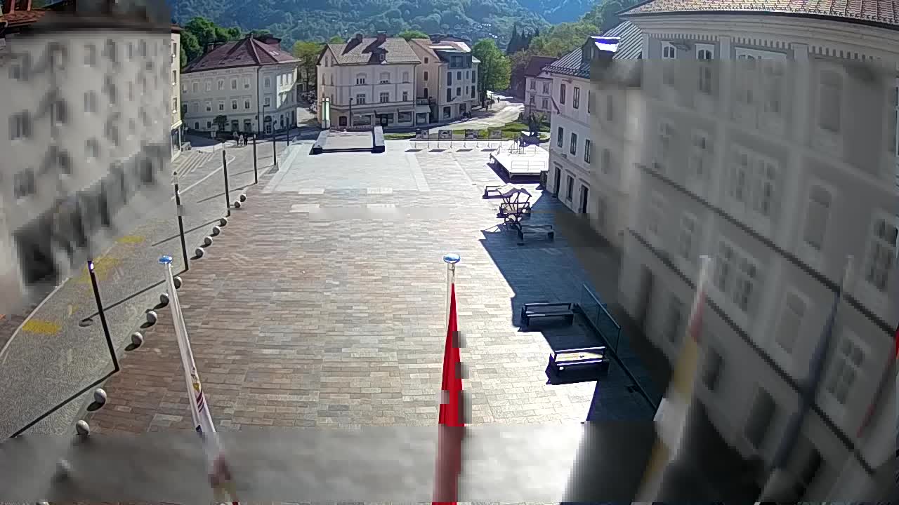 Idrija – Mestni trg (house of painter Jurij Tavčar)