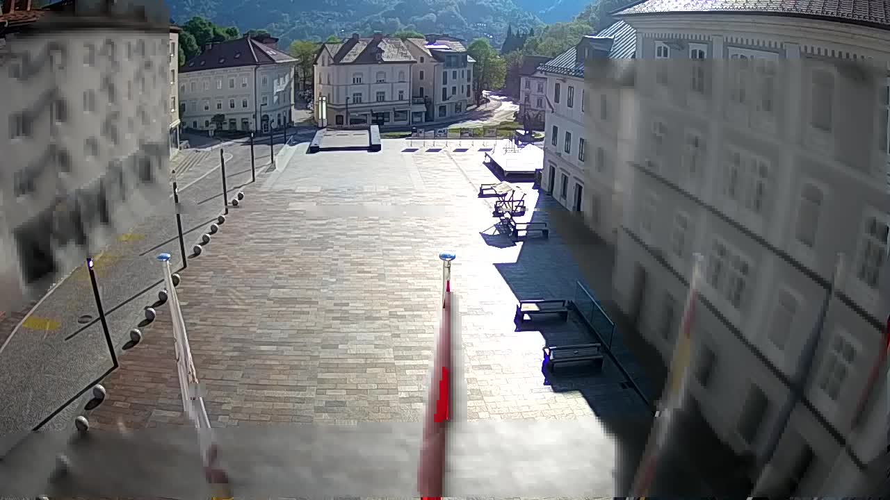 Idrija – Mestni trg (hiša slikarja Jurija Tavčarja – idrijskega)