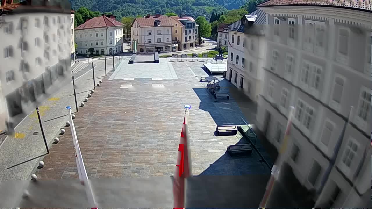 Idrija – Mestni trg (house of painter Jurij Tavčar)