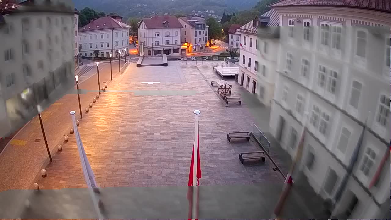 Idrija – Mestni trg (house of painter Jurij Tavčar)