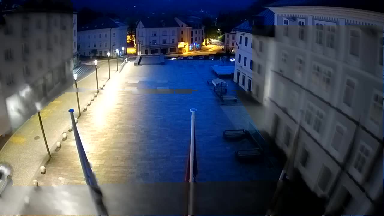 Idrija – Mestni trg (casa del pintor Jurij Tavčar)