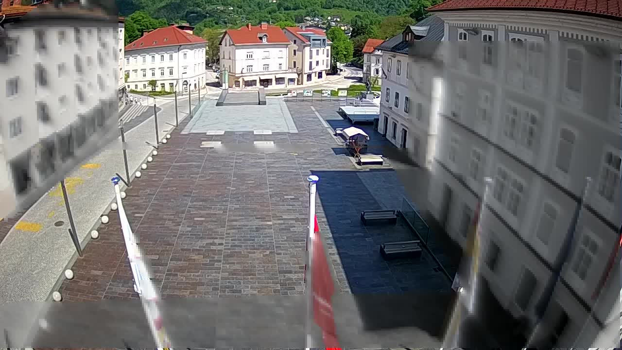 Idrija – Mestni trg (Haus des Malers Jurij Tavčar)