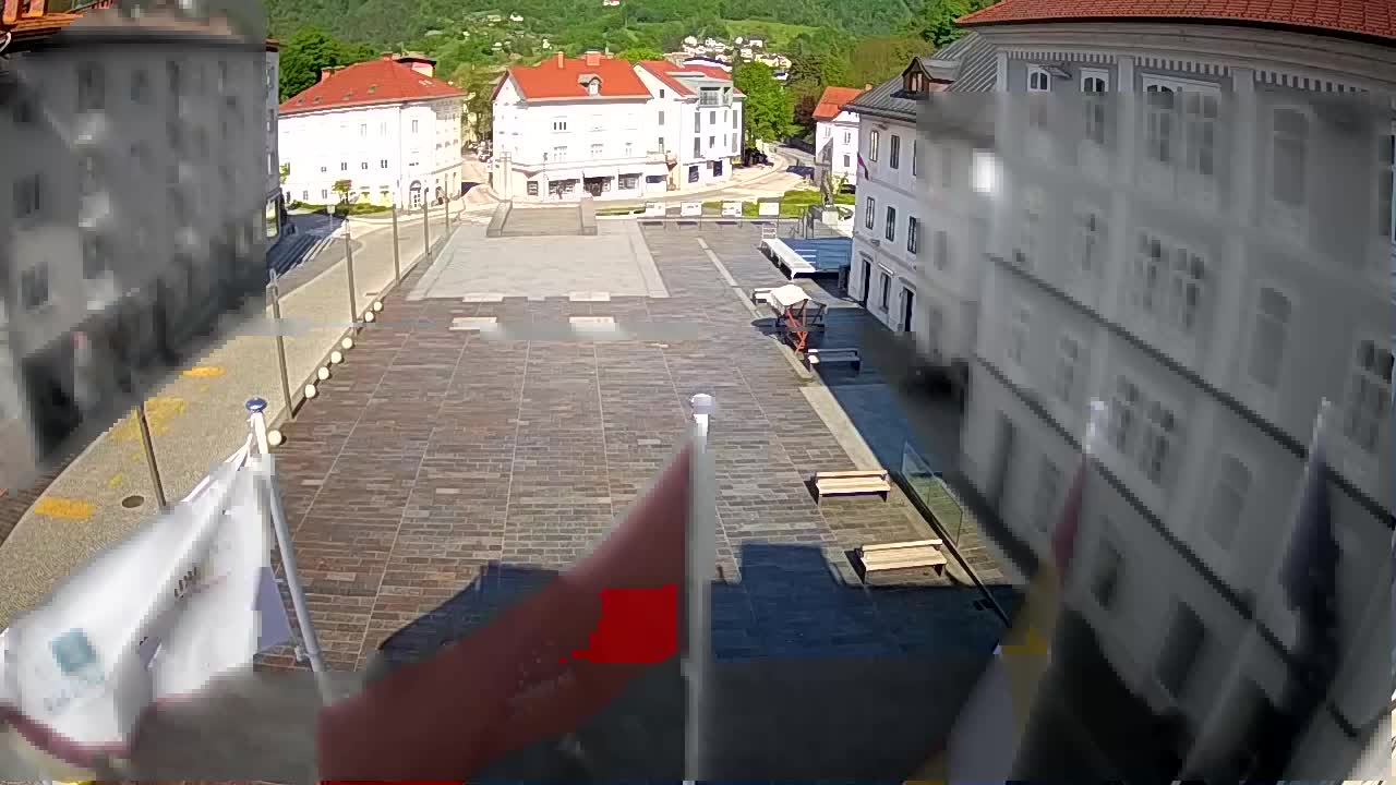 Idrija – Mestni trg (hiša slikarja Jurija Tavčarja – idrijskega)
