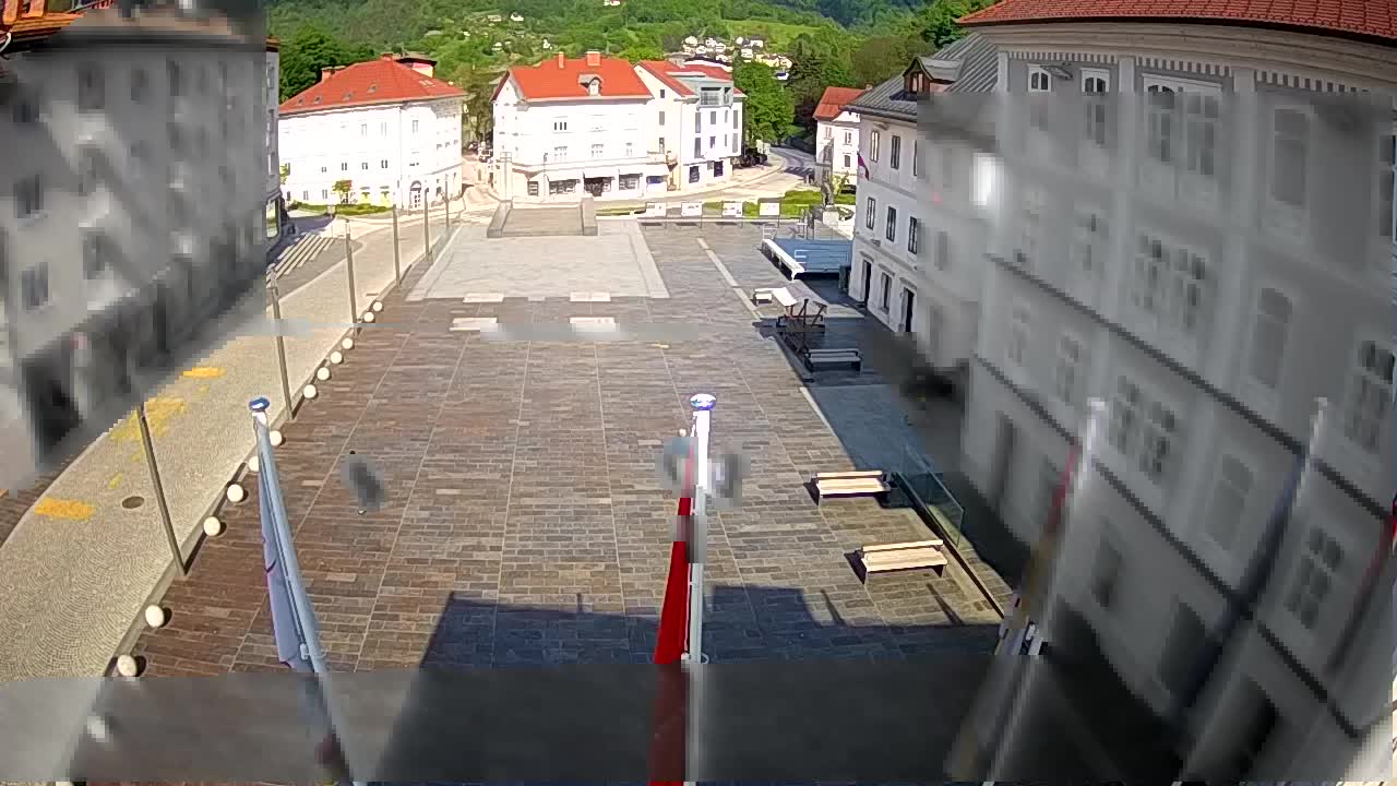 Idrija – Mestni trg (house of painter Jurij Tavčar)