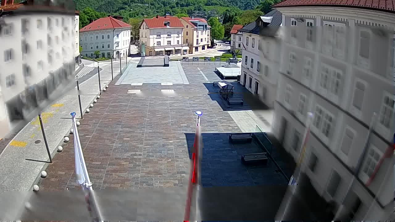 Idrija – Mestni trg (house of painter Jurij Tavčar)
