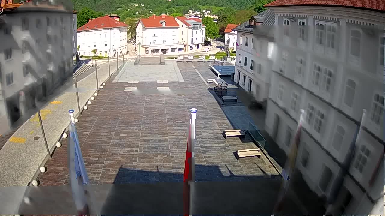 Idrija – Mestni trg (kuća slikara Jurija Tavčara)