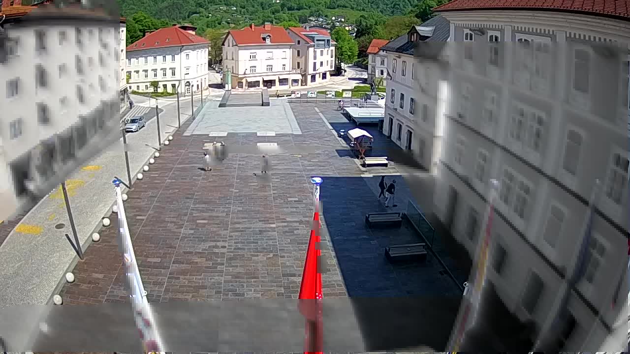 Idrija – Mestni trg (kuća slikara Jurija Tavčara)