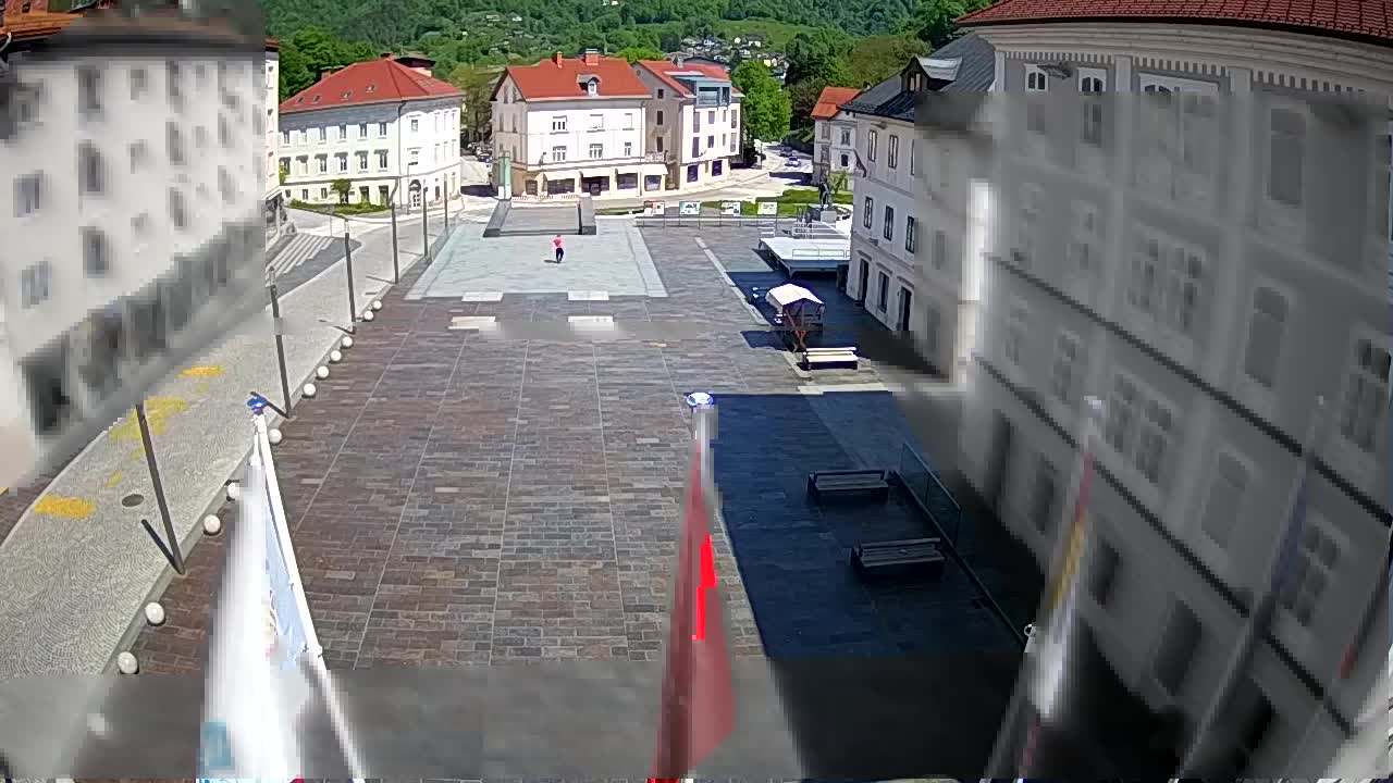 Idrija – Mestni trg (house of painter Jurij Tavčar)