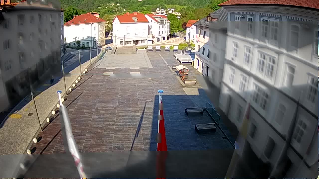 Idrija – Mestni trg (house of painter Jurij Tavčar)