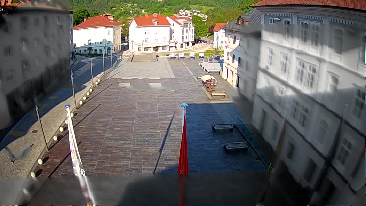 Idrija – Mestni trg (hiša slikarja Jurija Tavčarja – idrijskega)
