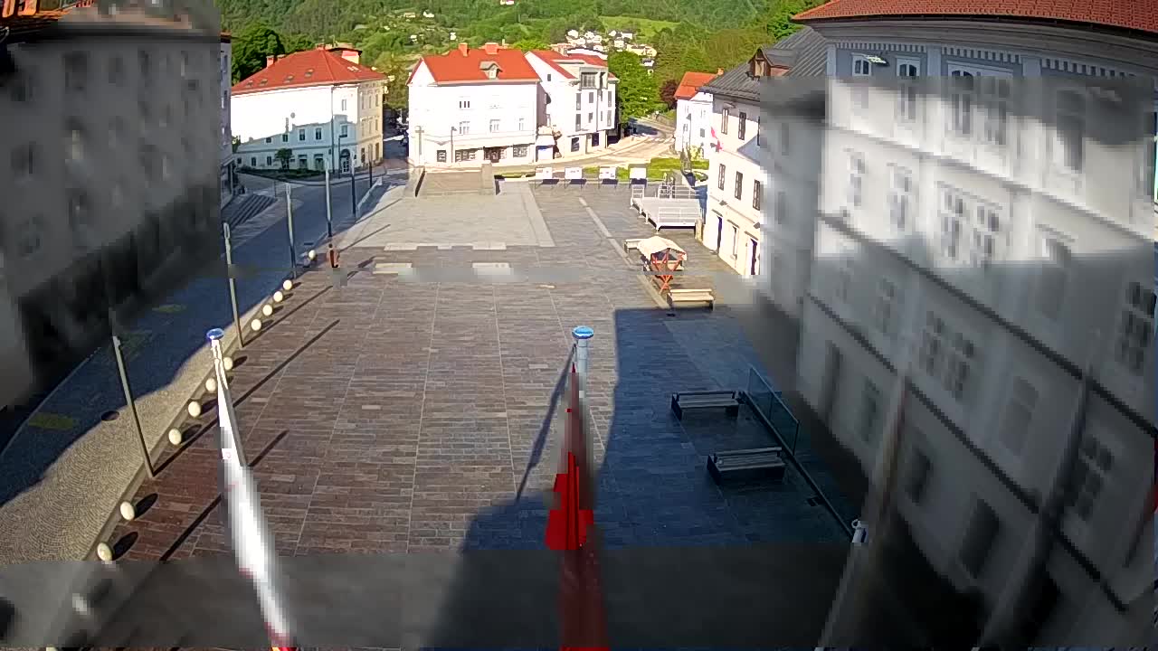 Idrija – Mestni trg (hiša slikarja Jurija Tavčarja – idrijskega)