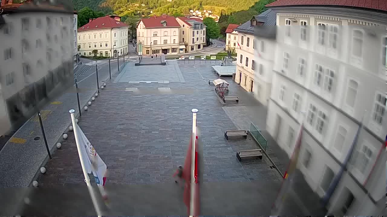 Idrija – Mestni trg (kuća slikara Jurija Tavčara)