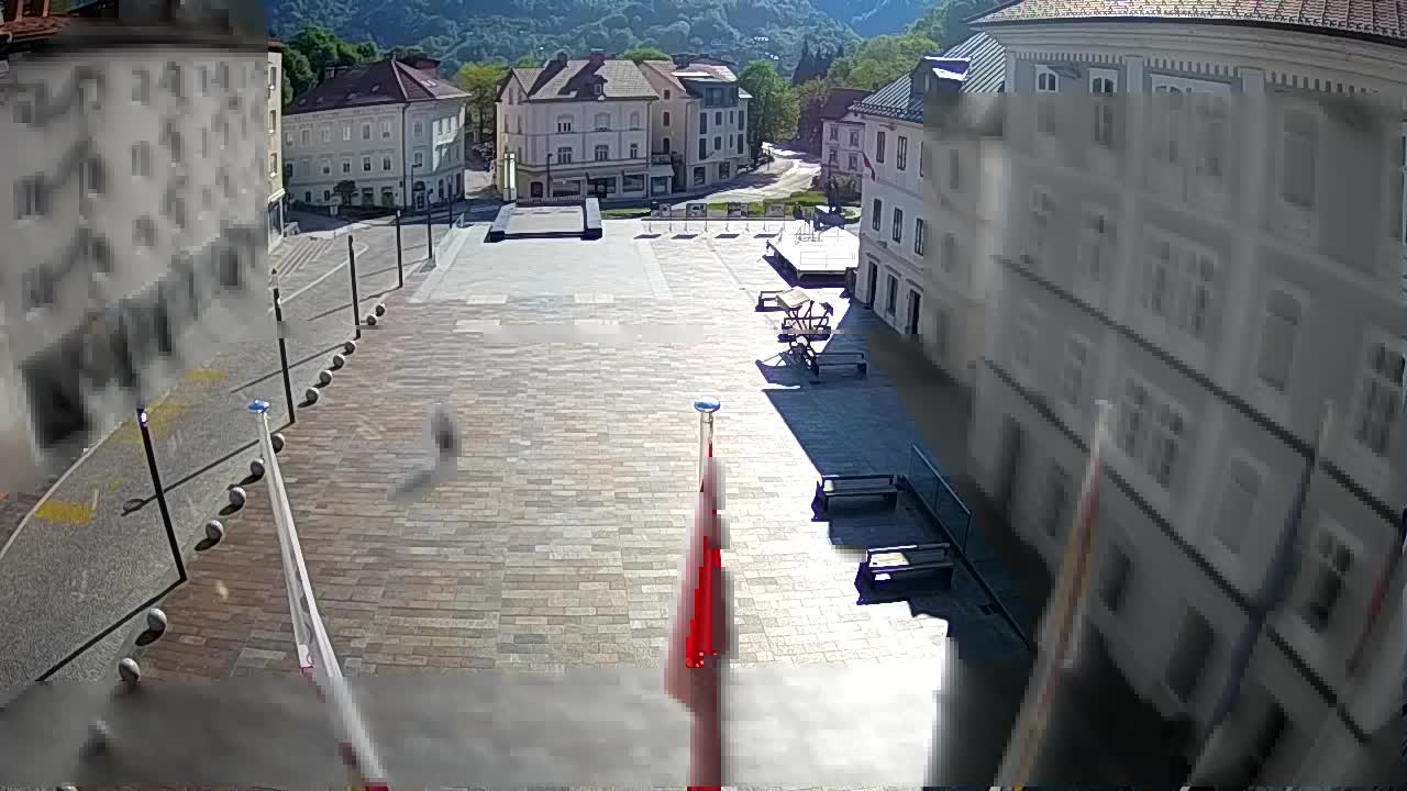 Idrija – Mestni trg (hiša slikarja Jurija Tavčarja – idrijskega)