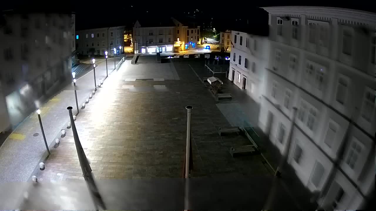 Idrija – Mestni trg (maison du peintre Jurij Tavčar)