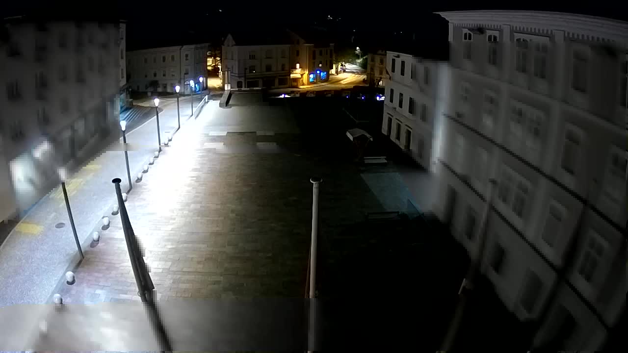 Idrija – Mestni trg (maison du peintre Jurij Tavčar)