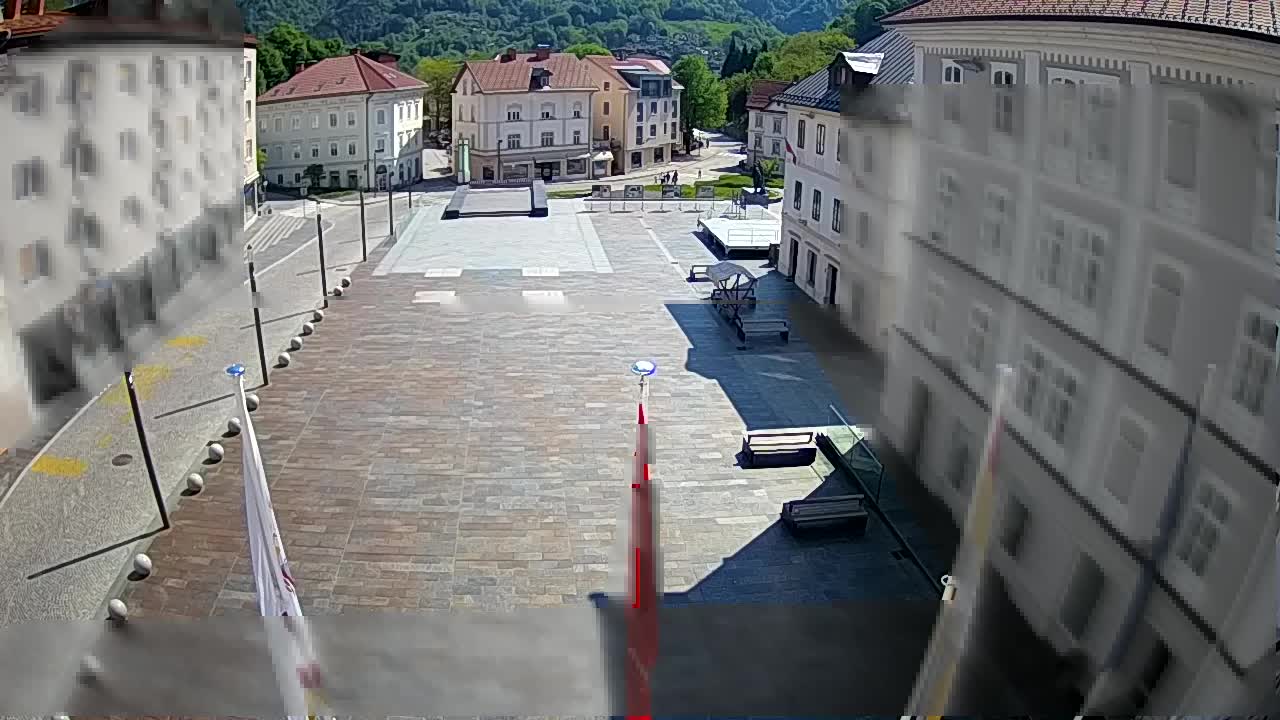 Idrija – Mestni trg (hiša slikarja Jurija Tavčarja – idrijskega)
