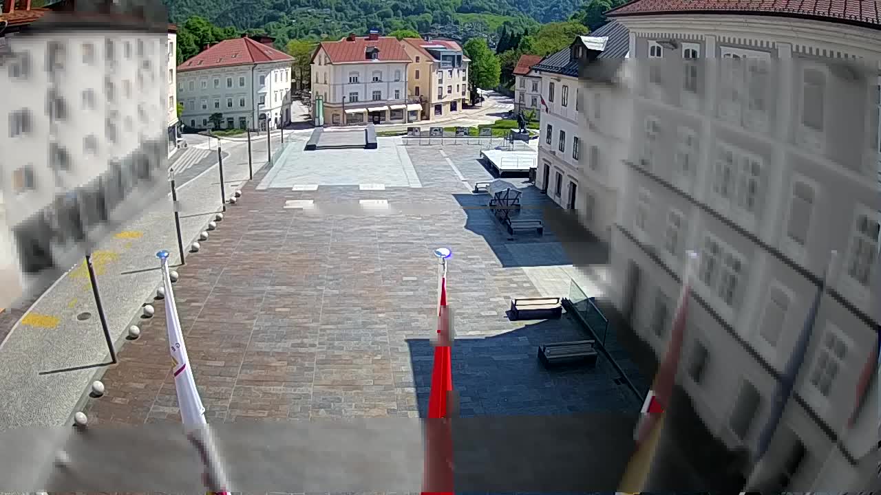 Idrija – Mestni trg (kuća slikara Jurija Tavčara)