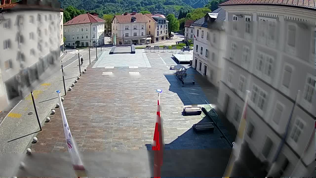 Idrija – Mestni trg (house of painter Jurij Tavčar)