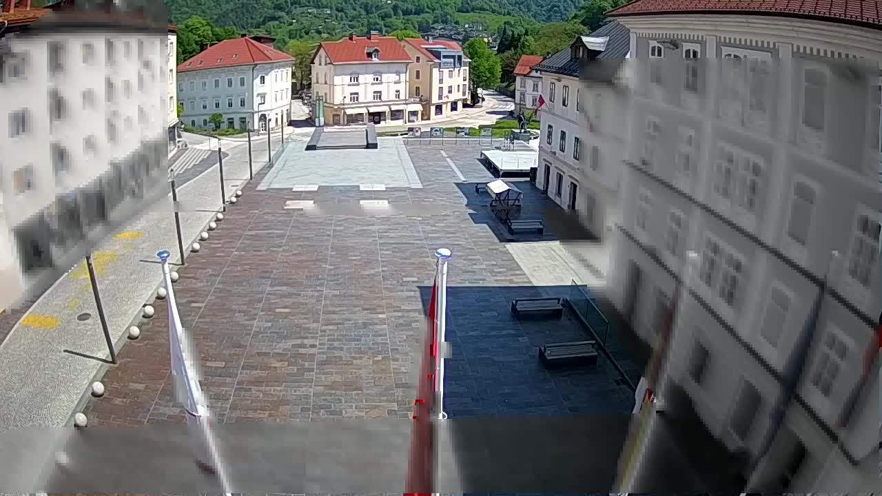 Idrija – Mestni trg (house of painter Jurij Tavčar)