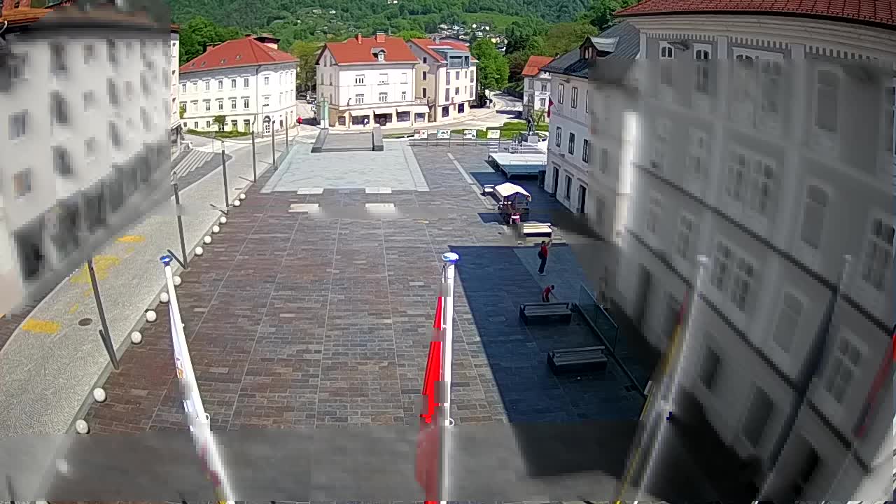 Idrija – Mestni trg (kuća slikara Jurija Tavčara)