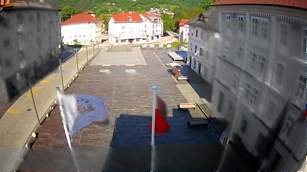 Idrija – Mestni trg (house of painter Jurij Tavčar)