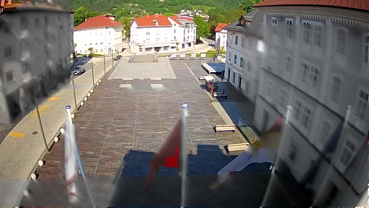 Idrija – Mestni trg (hiša slikarja Jurija Tavčarja – idrijskega)