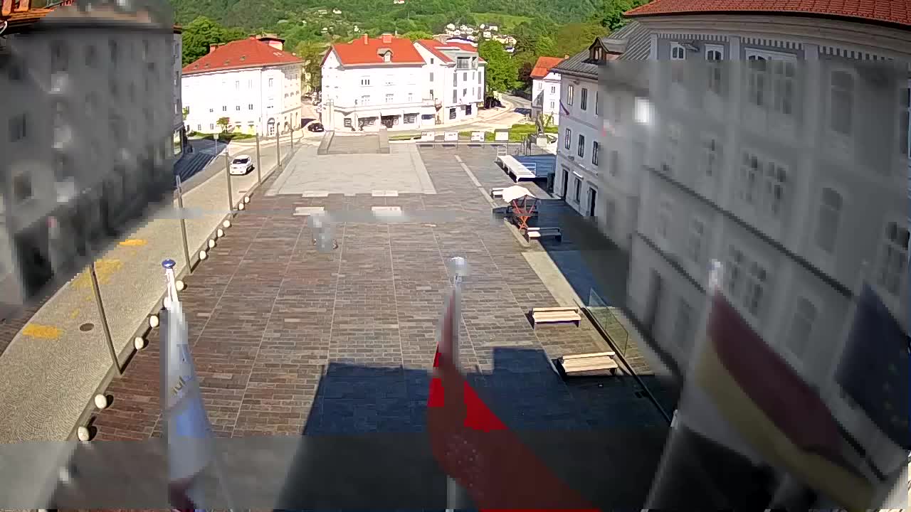 Idrija – Mestni trg (hiša slikarja Jurija Tavčarja – idrijskega)