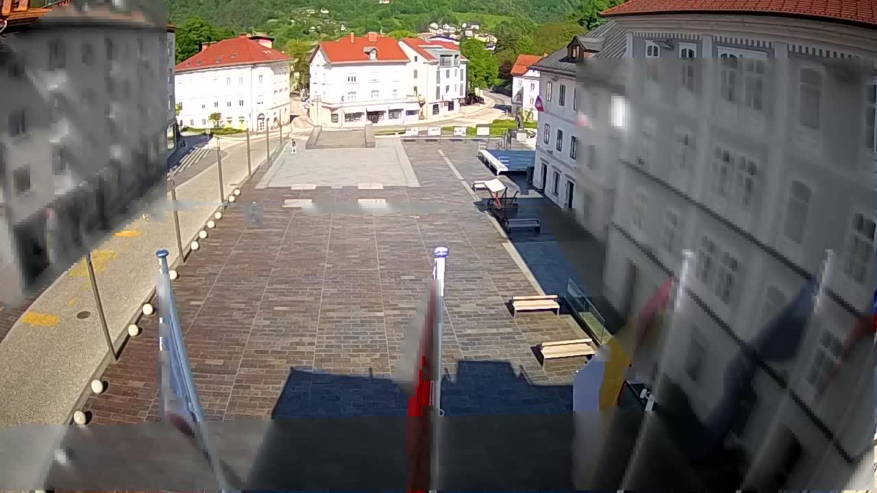 Idrija – Mestni trg (hiša slikarja Jurija Tavčarja – idrijskega)