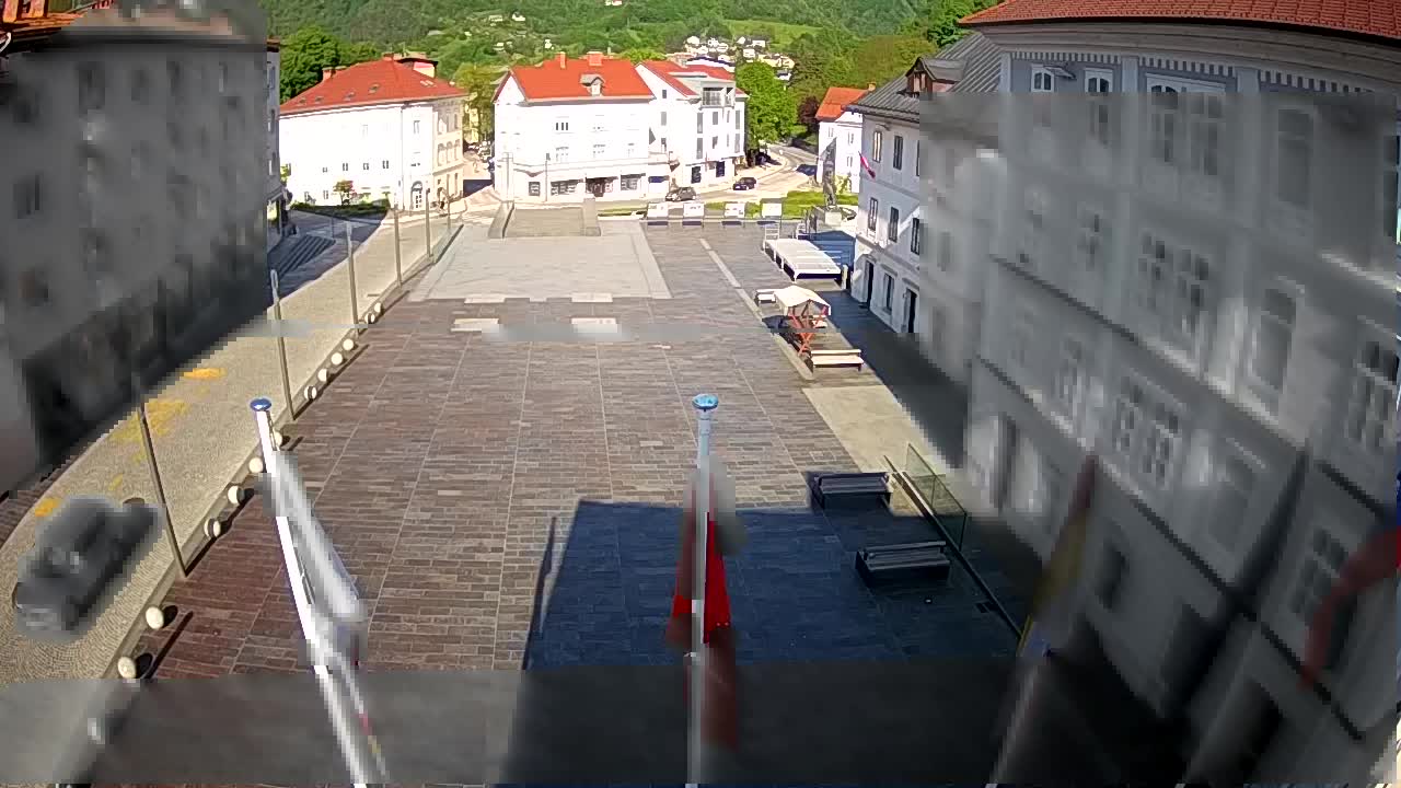 Idrija – Mestni trg (hiša slikarja Jurija Tavčarja – idrijskega)