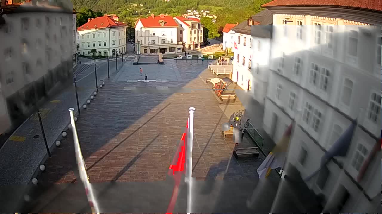 Idrija – Mestni trg (kuća slikara Jurija Tavčara)