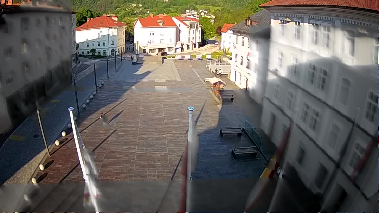 Idrija – Mestni trg (house of painter Jurij Tavčar)
