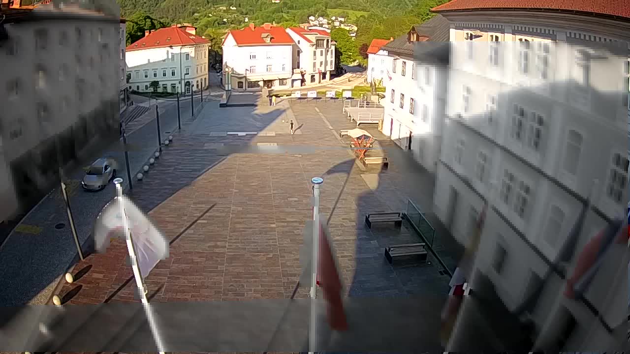 Idrija – Mestni trg (house of painter Jurij Tavčar)