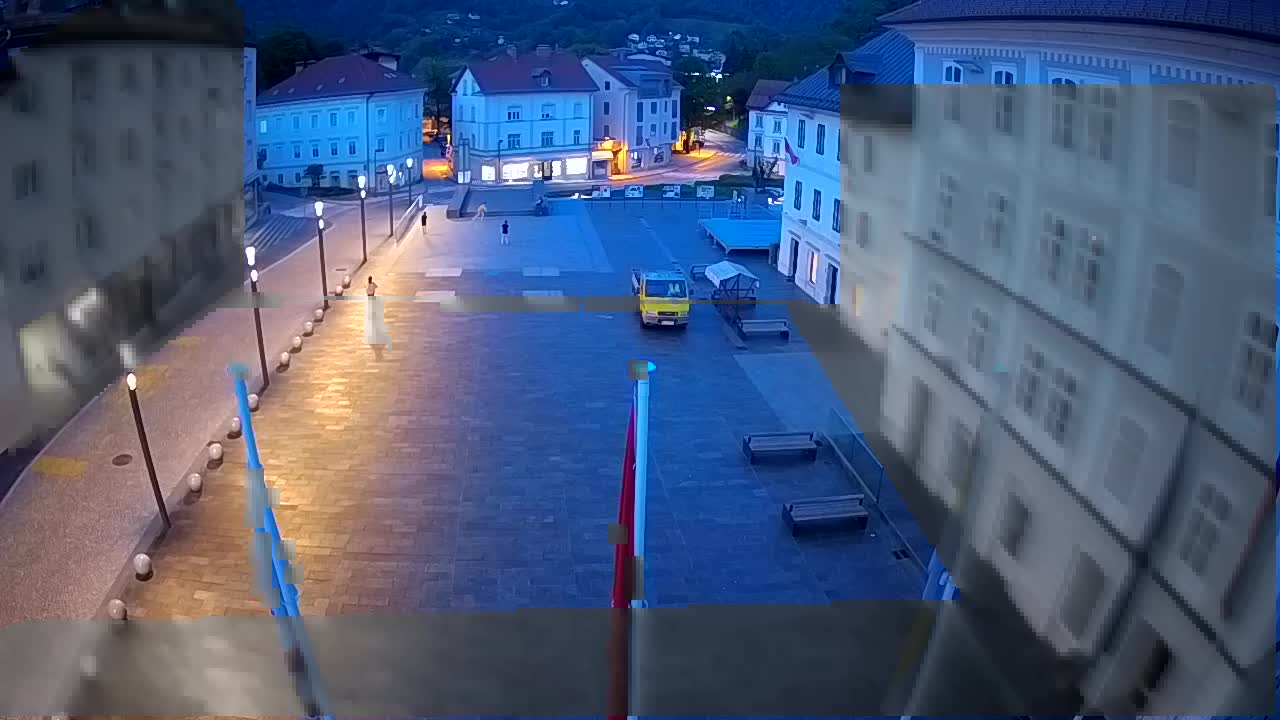 Idrija – Mestni trg (maison du peintre Jurij Tavčar)