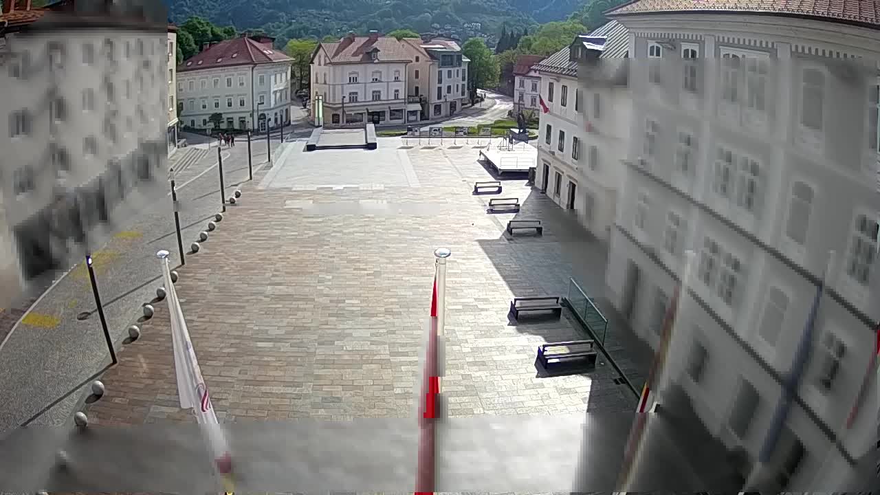 Idrija – Mestni trg (hiša slikarja Jurija Tavčarja – idrijskega)