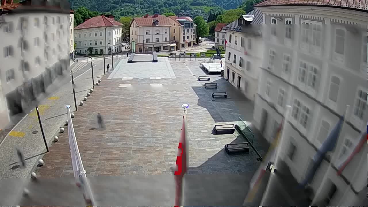 Idrija – Mestni trg (house of painter Jurij Tavčar)