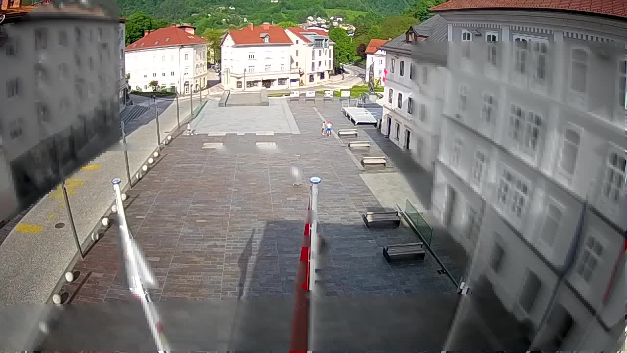 Idrija – Mestni trg (house of painter Jurij Tavčar)