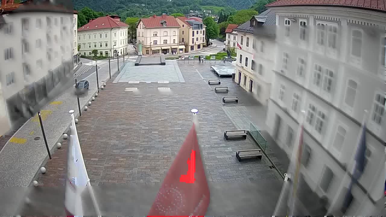 Idrija – Mestni trg (kuća slikara Jurija Tavčara)