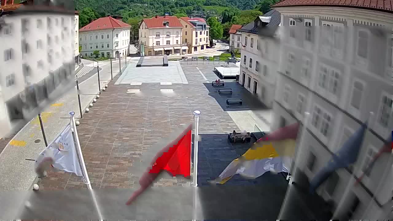 Idrija – Mestni trg (kuća slikara Jurija Tavčara)
