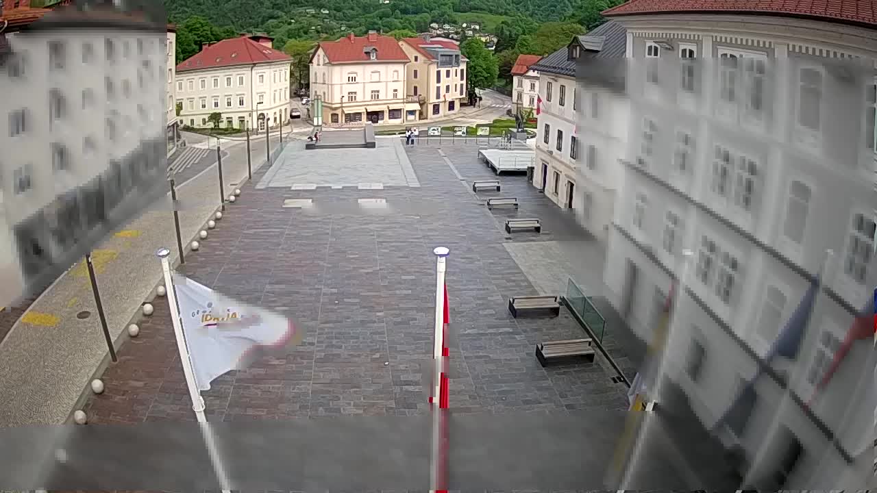 Idrija – Mestni trg (house of painter Jurij Tavčar)