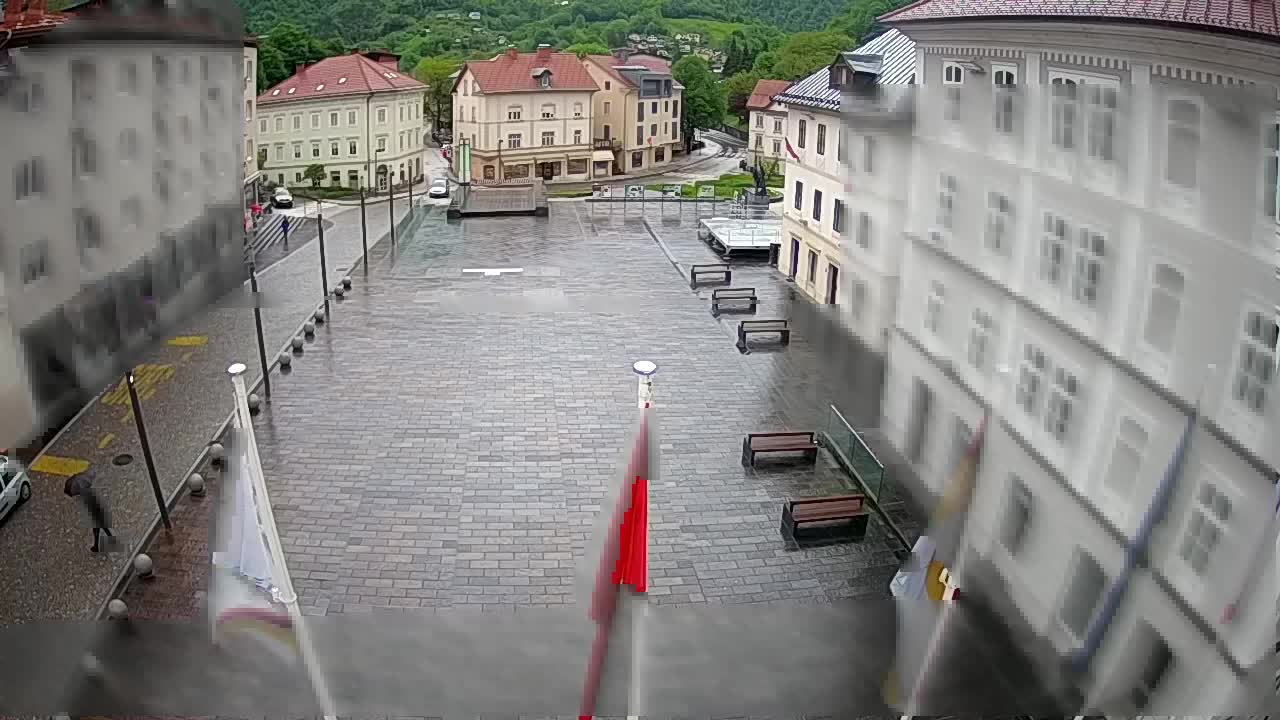 Idrija – Mestni trg (kuća slikara Jurija Tavčara)