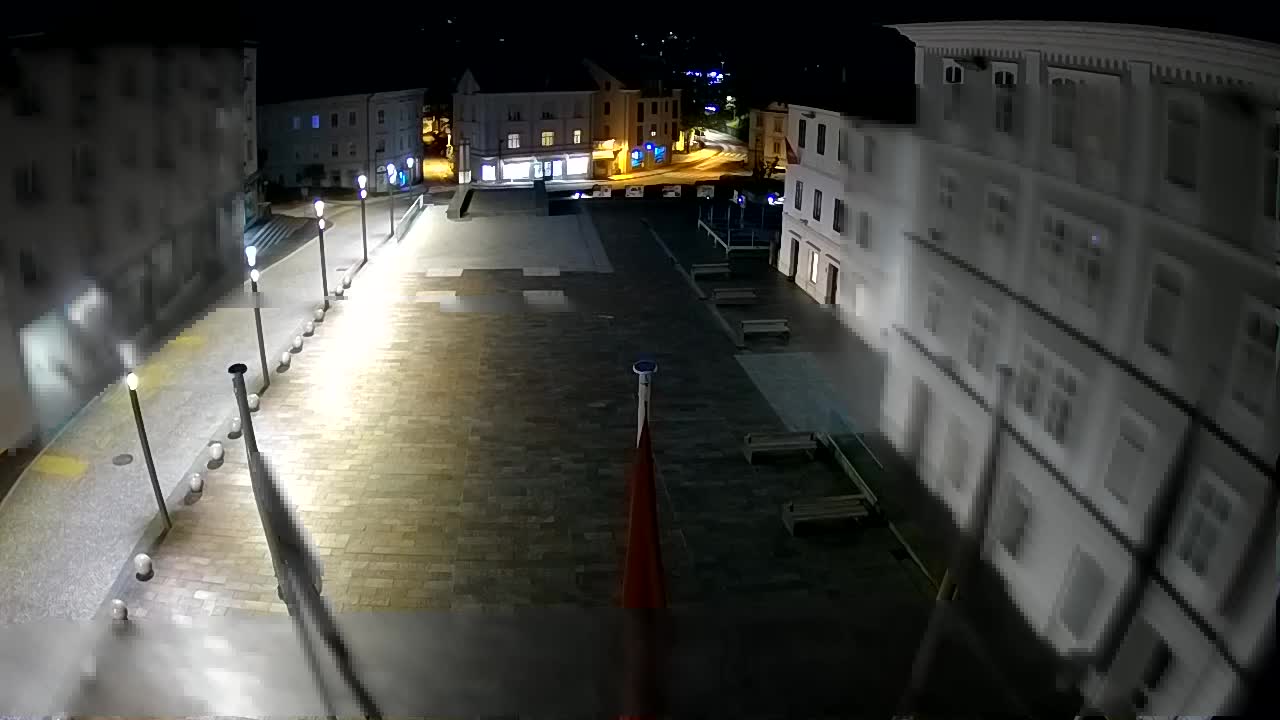 Idrija – Mestni trg (maison du peintre Jurij Tavčar)