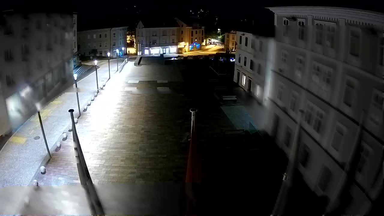 Idrija – Mestni trg (maison du peintre Jurij Tavčar)